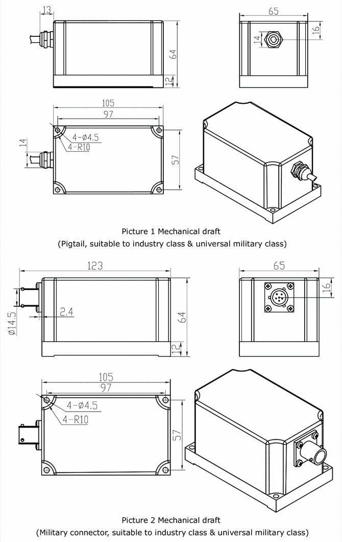 외형 치수 (Dimensions, mm)